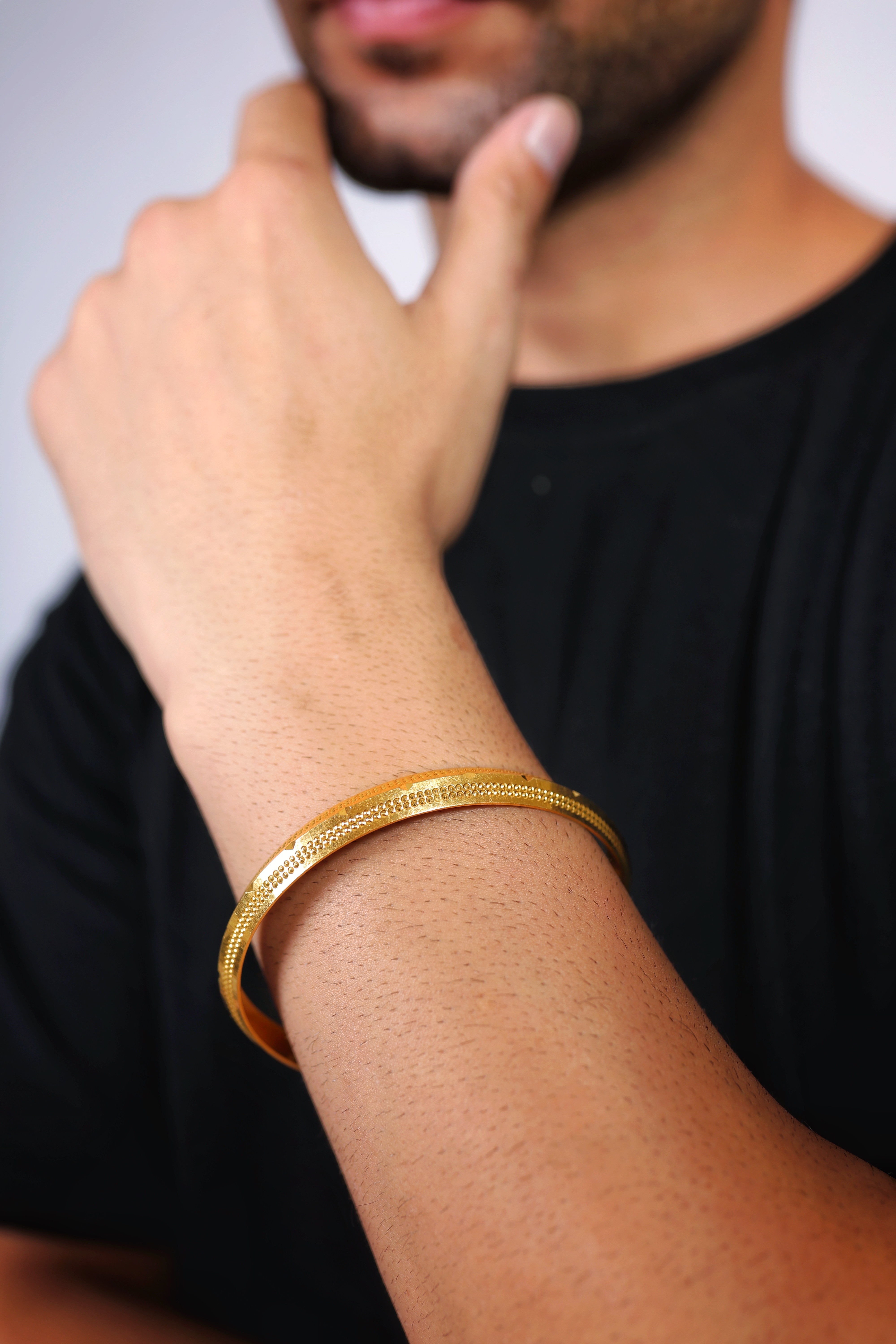 22 Karat Gold Men’s Kada – Elegant Daily Wear | Jaishree Jewellers