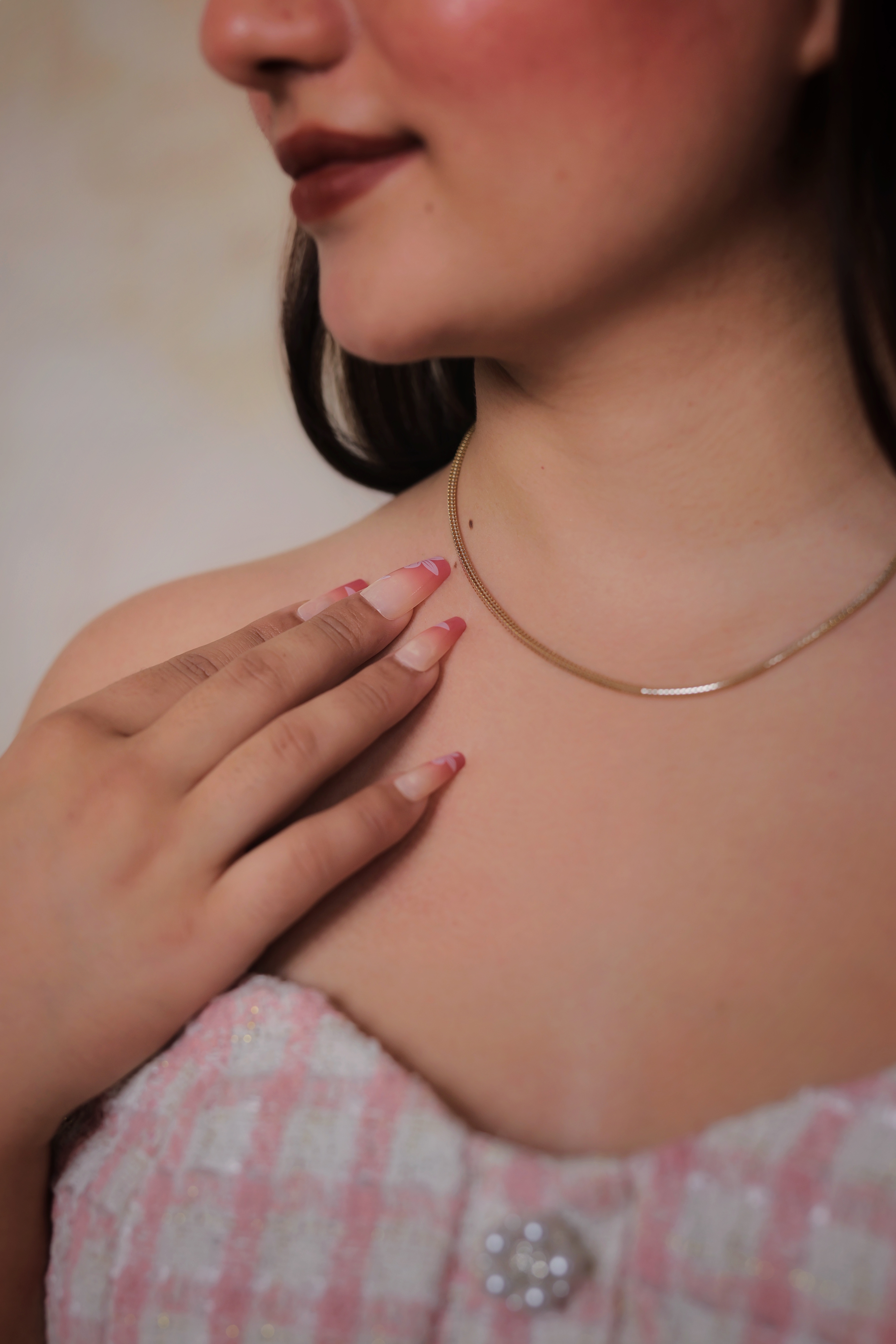 Elegant Women’s Sleek Gold & Silver Dual-Tone Chain | Daily Wear Minimal Necklace