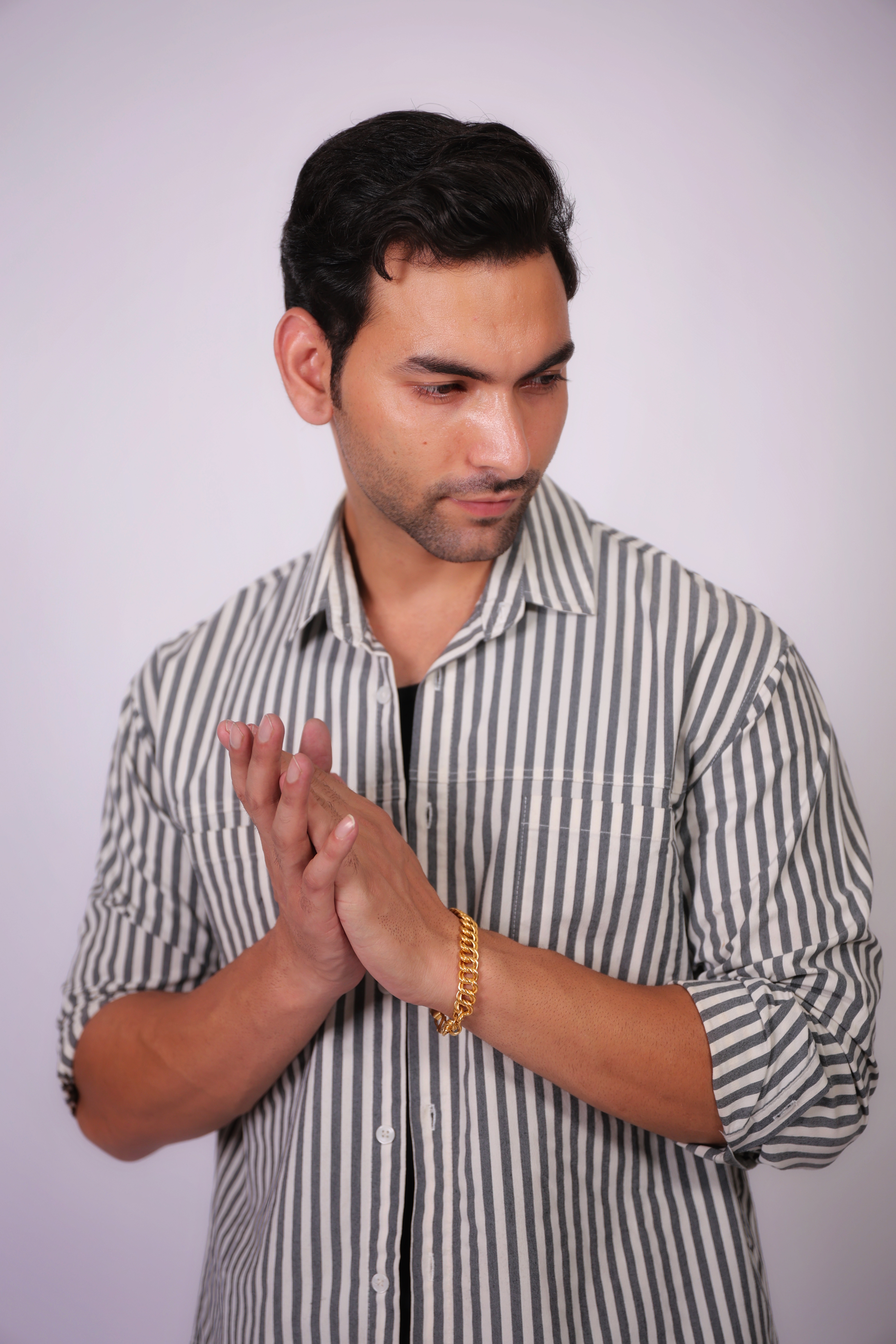 Stylish Gentlemen’s Gold Link Bracelet – Daily Wear & Occasions